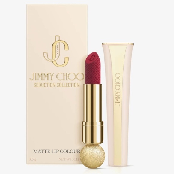 003.JIMMY CHOO Matte Lip Color Shade 013 Red Attraction - Picture 1 of 8